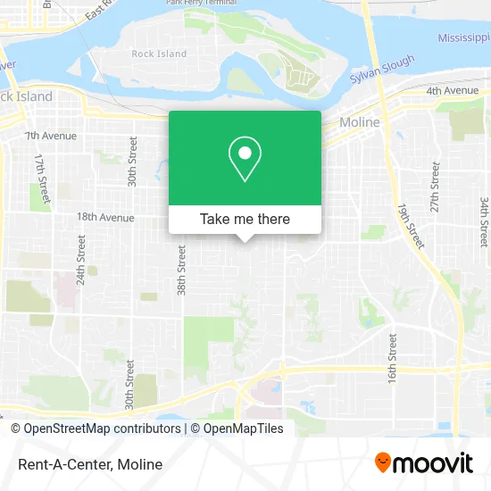Rent-A-Center map