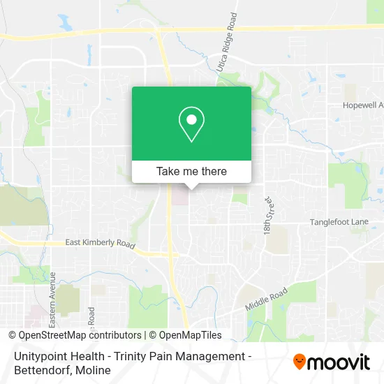 Unitypoint Health - Trinity Pain Management - Bettendorf map