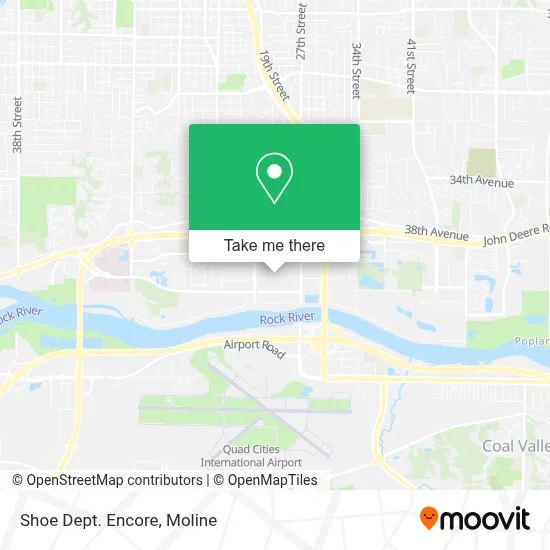 Shoe Dept. Encore map