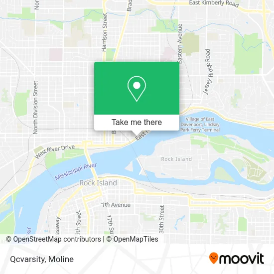Qcvarsity map
