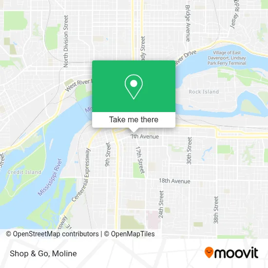 Shop & Go map