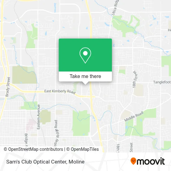 Sam's Club Optical Center map