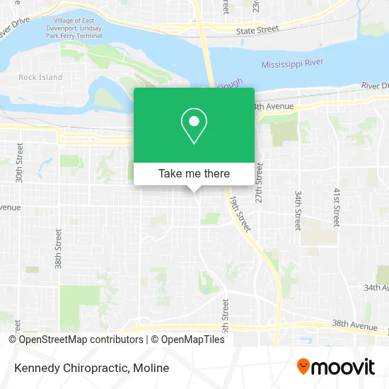 Kennedy Chiropractic map