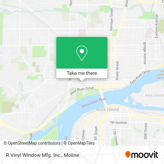 R Vinyl Window Mfg. Inc. map