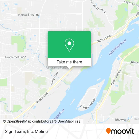 Sign Team, Inc map