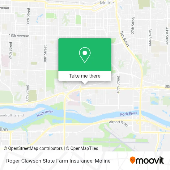 Roger Clawson State Farm Insurance map