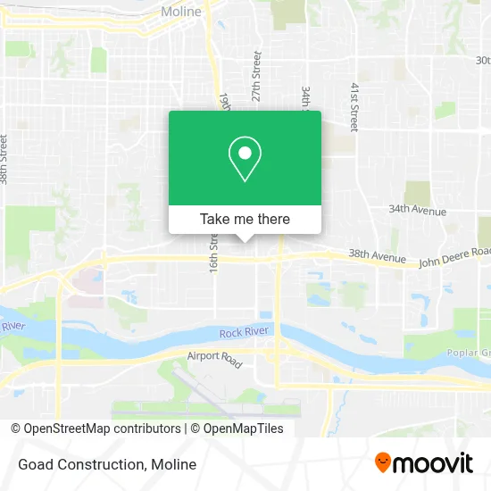 Goad Construction map