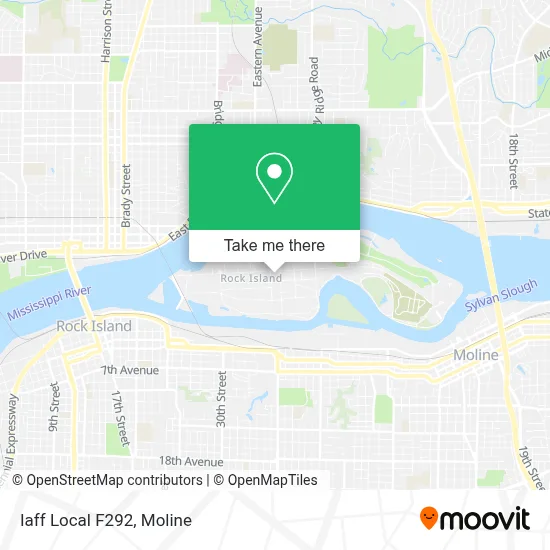 Iaff Local F292 map
