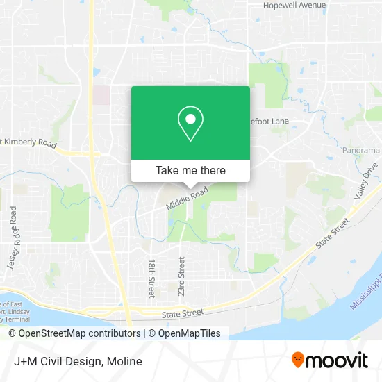 J+M Civil Design map
