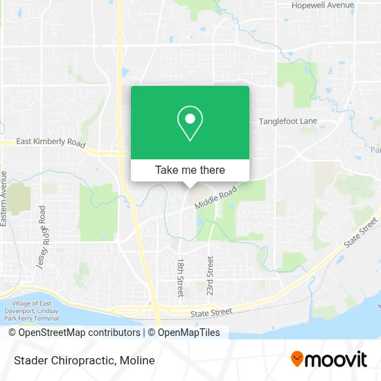 Stader Chiropractic map