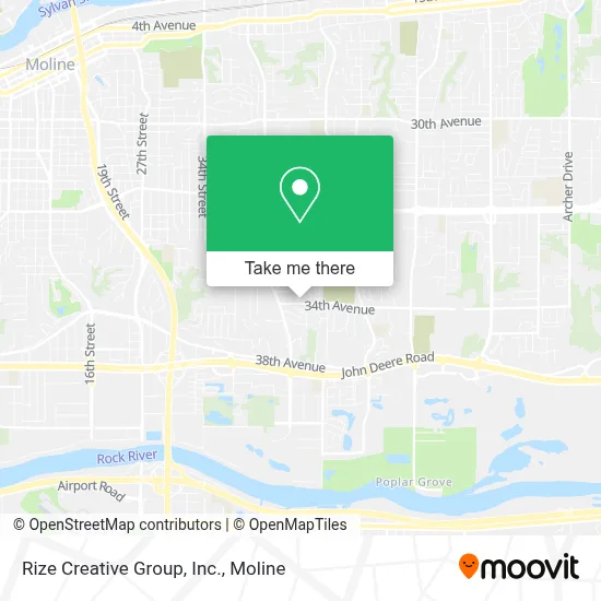 Rize Creative Group, Inc. map