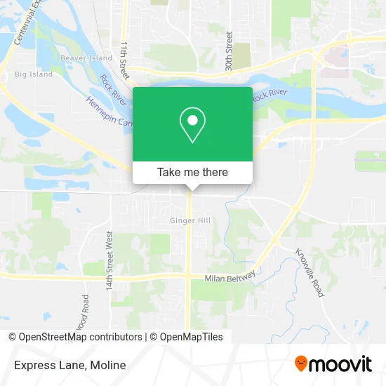 Express Lane map