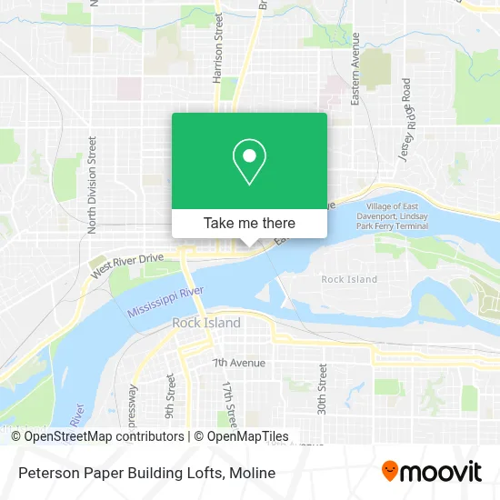 Peterson Paper Building Lofts map