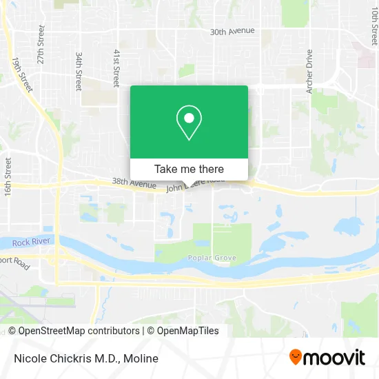 Nicole Chickris M.D. map
