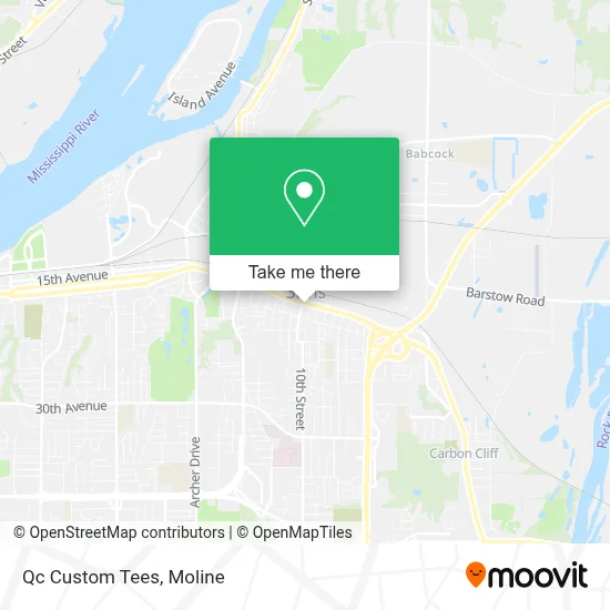 Qc Custom Tees map