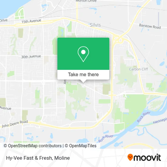 Hy-Vee Fast & Fresh map