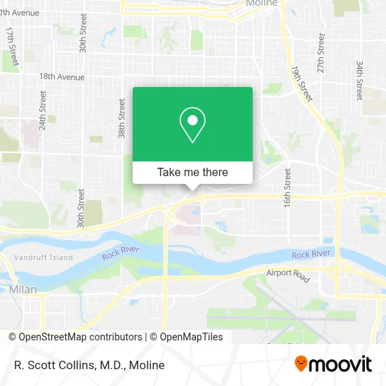 R. Scott Collins, M.D. map