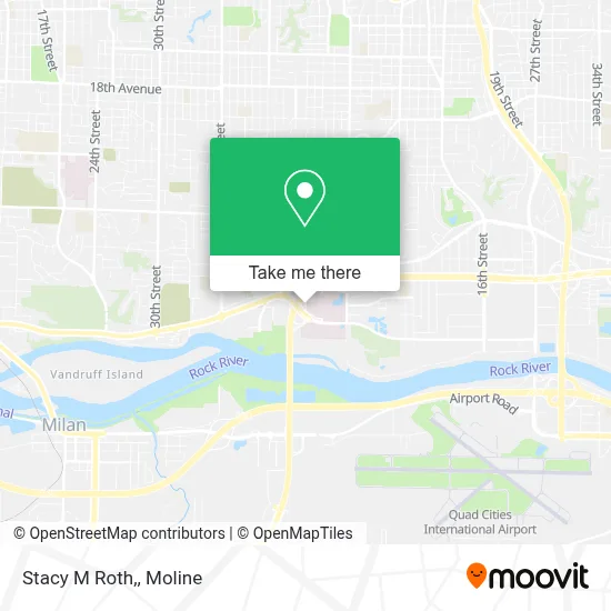 Stacy M Roth, map