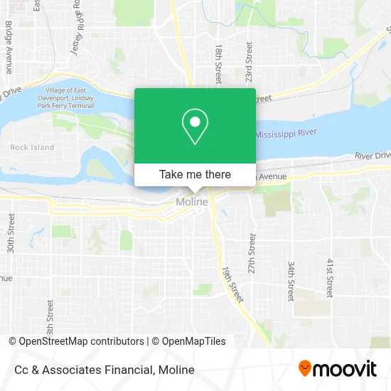 Cc & Associates Financial map