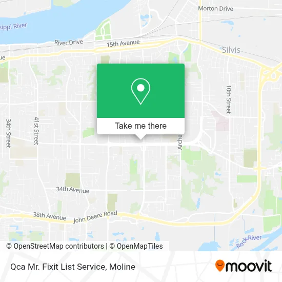 Qca Mr. Fixit List Service map