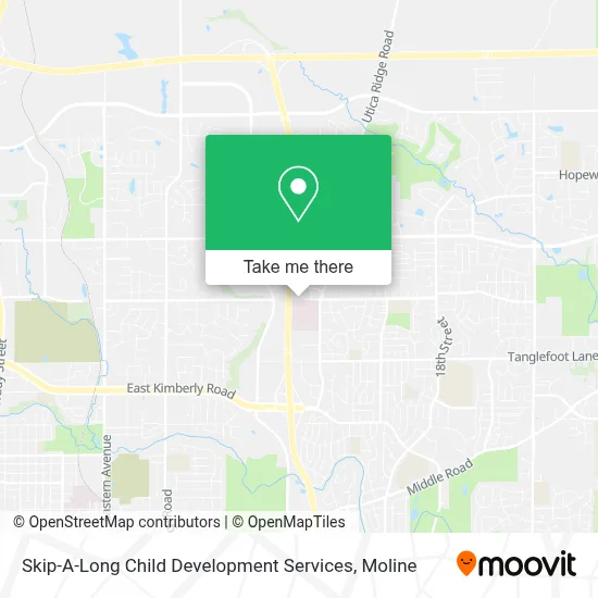 Skip-A-Long Child Development Services map