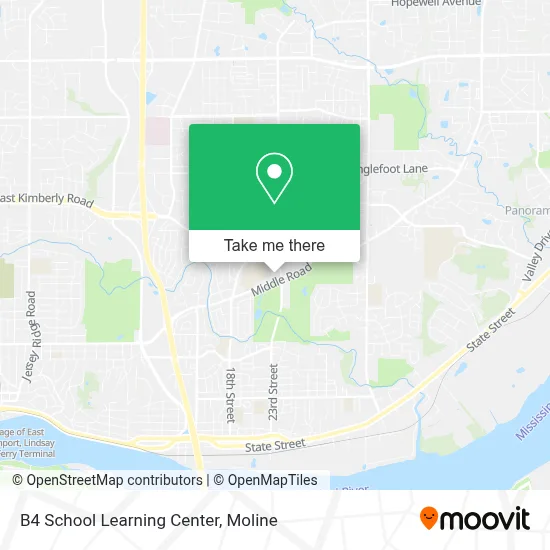B4 School Learning Center map