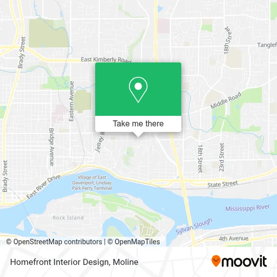 Homefront Interior Design map