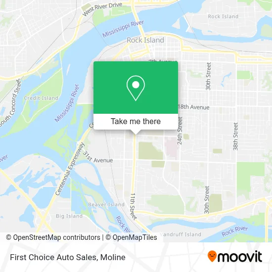 First Choice Auto Sales map