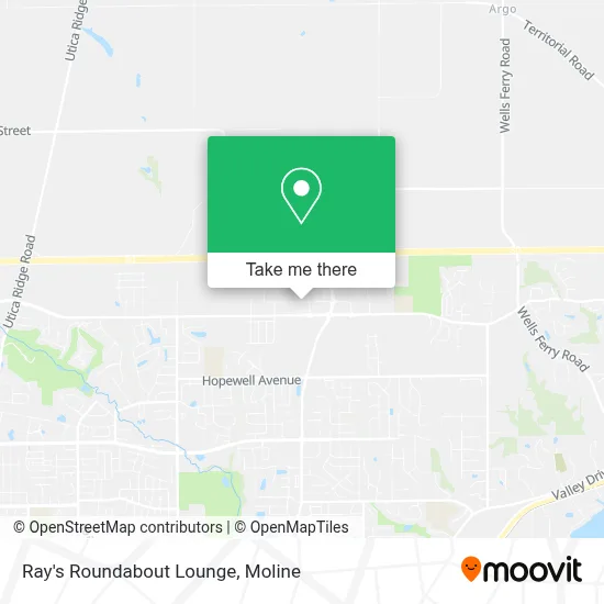 Ray's Roundabout Lounge map
