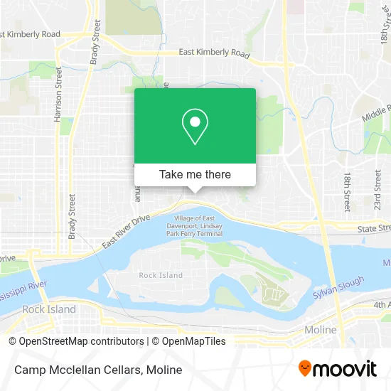 Camp Mcclellan Cellars map