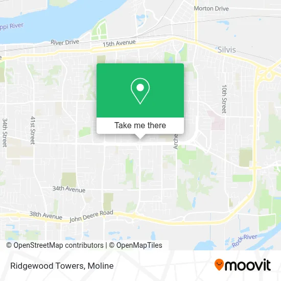 Ridgewood Towers map