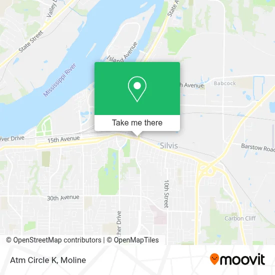 Atm Circle K map