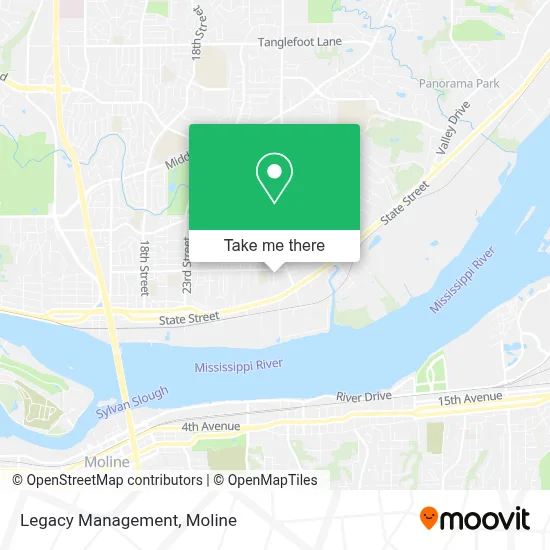 Legacy Management map