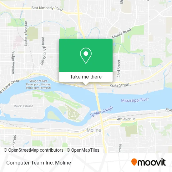 Computer Team Inc map