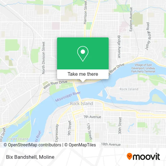 Bix Bandshell map