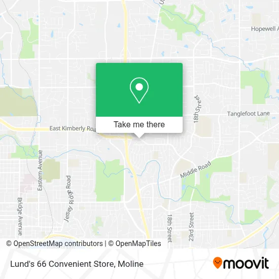 Lund's 66 Convenient Store map