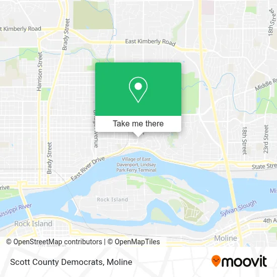 Scott County Democrats map