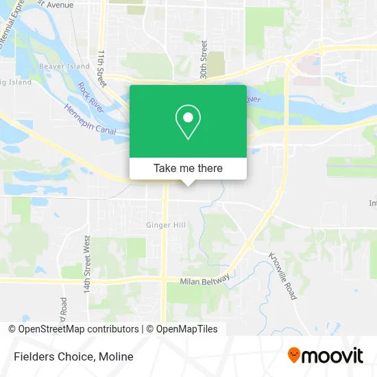 Fielders Choice map