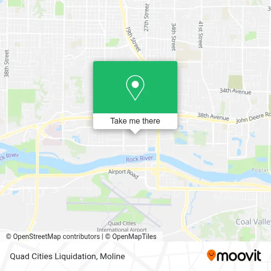 Quad Cities Liquidation map