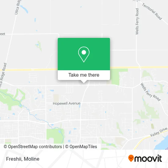 Freshii map