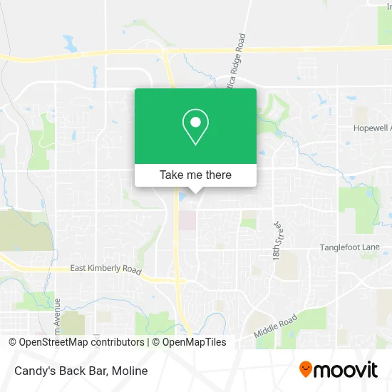 Candy's Back Bar map