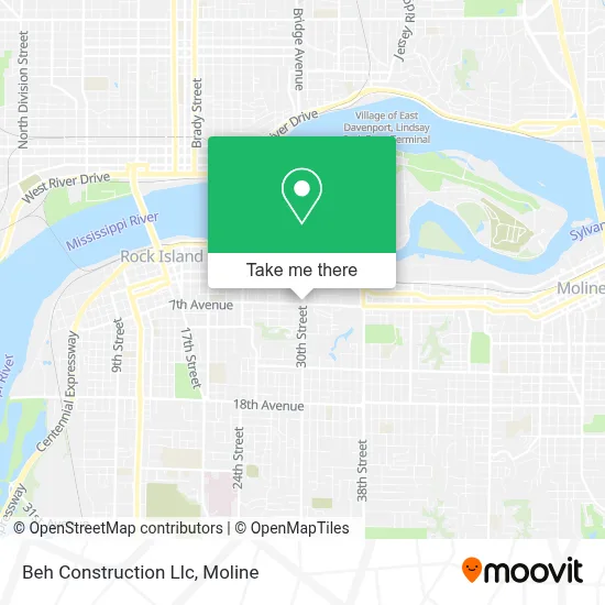 Beh Construction Llc map