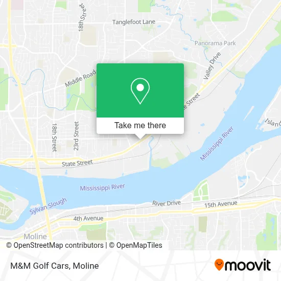 M&M Golf Cars map