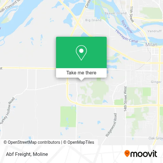 Abf Freight map