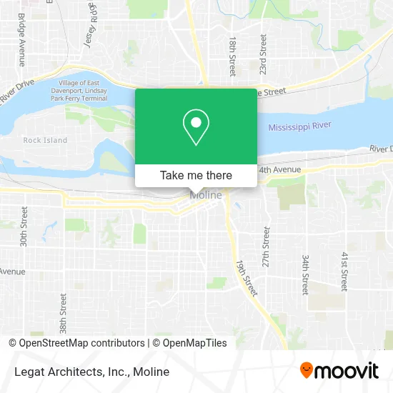 Legat Architects, Inc. map