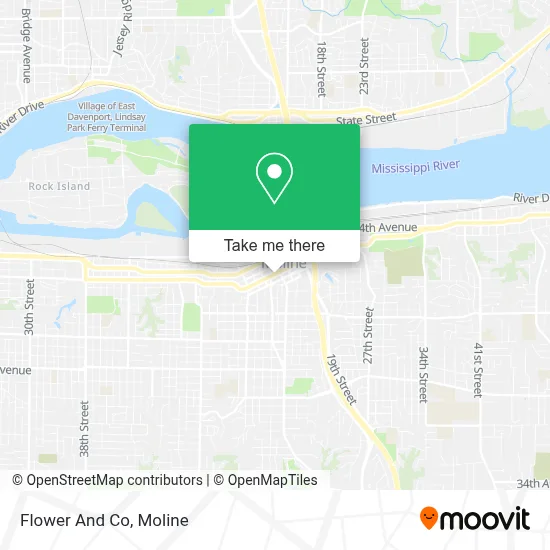 Flower And Co map