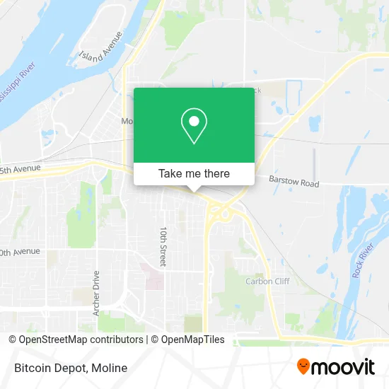 Bitcoin Depot map