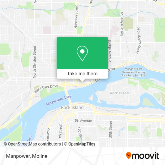 Manpower map