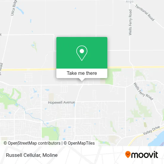 Russell Cellular map