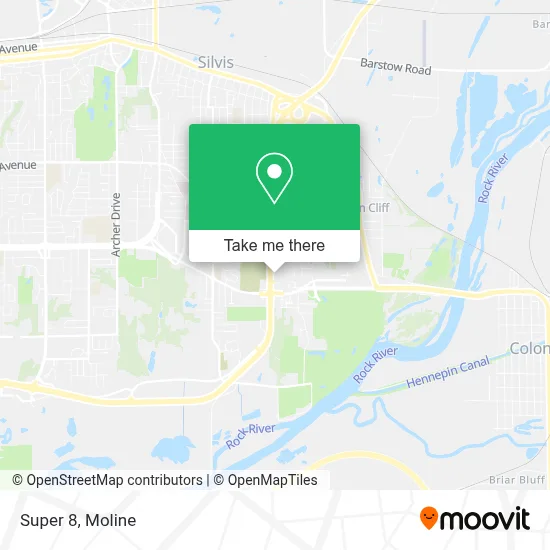 Super 8 map